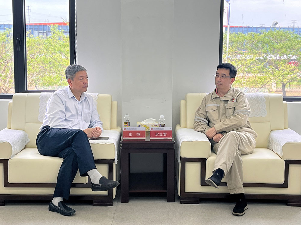 張恒董事長到大唐海口天然氣發電一期工程項目監理部調研慰問