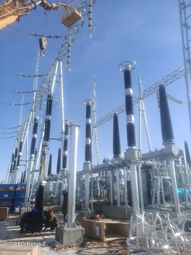 頑強拼搏 敬崗愛業 頂風踏雪保帶電——龍源臨澤板橋500MW光伏治沙項目