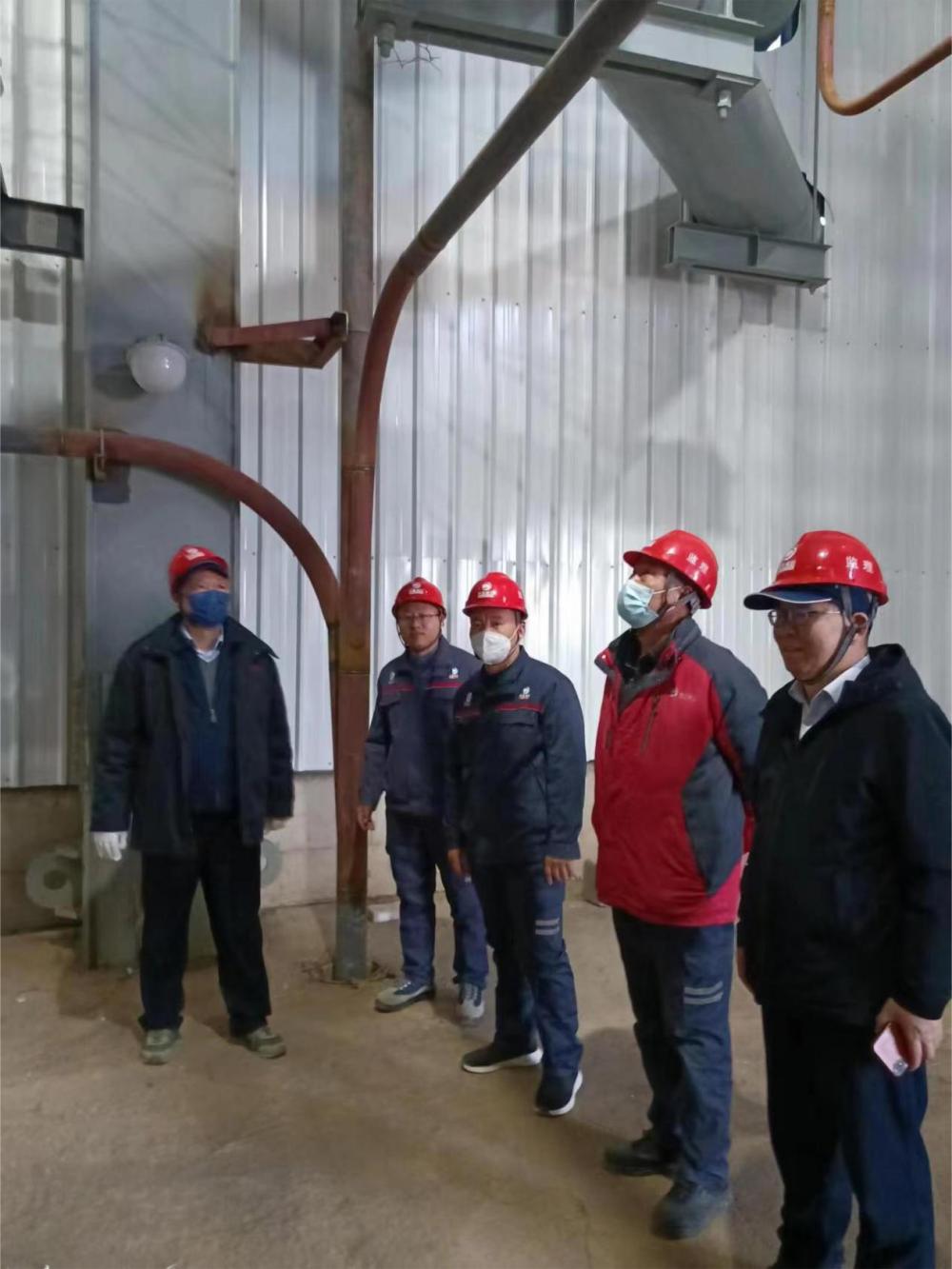 張恒董事長到山西合成生物產業生態園熱電聯產項目監理部檢查指導
